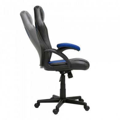 0601 Bright Cadeira Gamer azul e preta até 120Kg