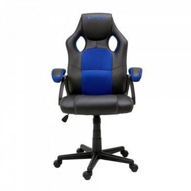 Bright Cadeira Gamer azul e preta até 120Kg