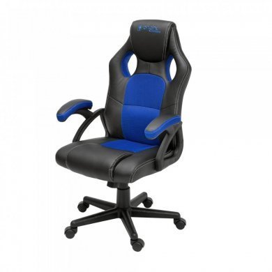 0601 Bright Cadeira Gamer azul e preta até 120Kg