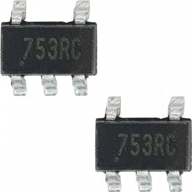 06023-00120000 2x Ci 753RC G753T11U LDO Low Dropout Regulator SOT-23-5