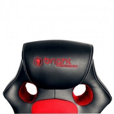 Bright cadeira gamer vermelha e preta até 120KG