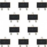 10x Ci AW86504STR GX81nC Sensor de efeito HALL WBSOT23- marcação de lote no componente: GX81nC (Kit com 10 uni