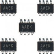 5x Amplificador Operacional Duplo MAX4471 AAEK SOT-23-8 MAX4471EKA+T (marcação de lote no componente: AAEK)