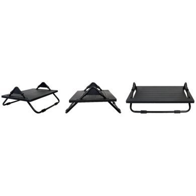 060900 Suporte ergonomico para pés NR17  em MDF até 15kg preto