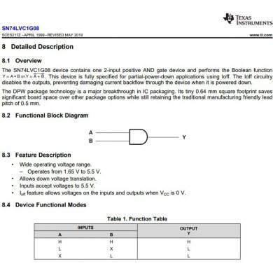 06G004600821 10x SN74LVC1G08DCKR Porta Logica AND de 2 entradas SC70-5