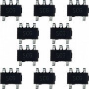 10x Ci TS391CG-AF5-R comparador de tensão SOT-25 marcação de lote no componente é: SCG