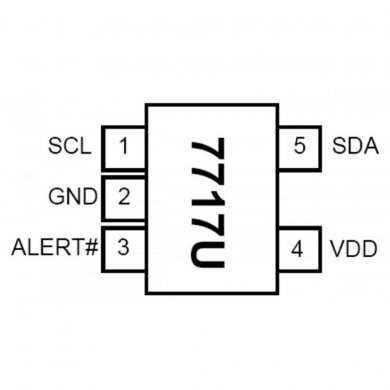 5x Ci Sensor de Temperatura NCT7717U Nuvoton SOT23-5