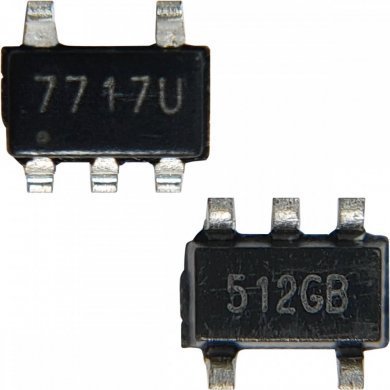 5x Ci Sensor de Temperatura NCT7717U Nuvoton SOT23-5
