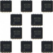10x Mosfet M3126M QM3126M3 30V N-Channel PRPAK3x3 kit com 10 unidades