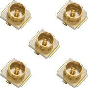 5x Conector RF coaxial SMT 50 Ohms 1.25mm 0 a 6Ghz Coaxial Connector MCX V PCB JACK kit com 5 unidades