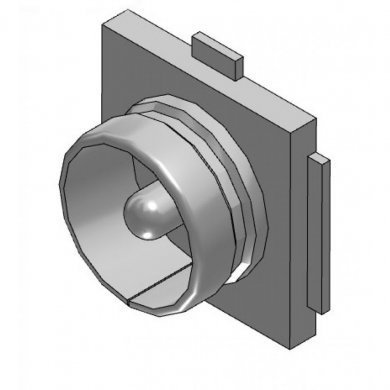 Conector RF coaxial SMT 50 Ohms 1.25mm (Kit 5)