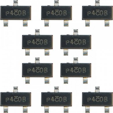 07G005047212 10x N-Mosfet SI2304DDS-T1-GE3 30V 3.6A SOT-23