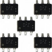 5x Transistor N-Mosfet SSM6N48FU DZ SOT-363-6 U-MOSIII SS FET 2 N-Ch 0.1A 30V 5.4Ohm (Marcação no Mosfet: DZ)