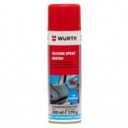 Wurth Silicome Spray Neutro 300ml / 170g Finalizador, limpador, protetor e renovador de peças plásticas e borrachas