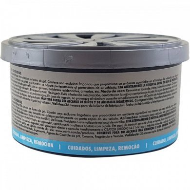 0893600022 Wurth odorizador gel fragrâcia carro novo 60g