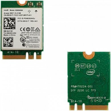 08XG1T Placa wifi dual band 8260NGW intel 2.4 e 5GHz BT4.2