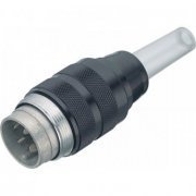 Conector macho M25 3 terminais IP40 blindável 5.0 e 8.0mm 250V 10A