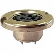 Conector M25 fêmea 3 terminais blindável IP40 