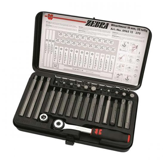 096512370 Wurth Jogo de Chaves ZEBRA Bitsortiment