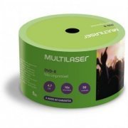 Multilaser Mídia DVD-R 4.7GB 120min (50 unid) Velocidade 16x gravavél