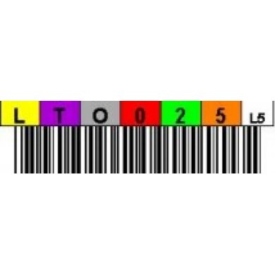 099949 Etiqueta codigo barras fita LTO 25 unid