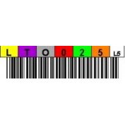Etiqueta codigo barras fita LTO 20 unid compativel com fitas LTO(1-2-3-4-5-6-7-8-9) (cartela com 20 unidades)
