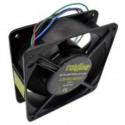 Cooler Roxline 80x80x38mm Bivolt 4 Fios com Rolamento, AC110~220V 50/60Hz 0.12A~0.07A
