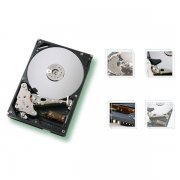 HD SATA II Hitachi Deskstar 500GB 7200RPM 16MB, com NCQ Interface: Serial ATA II - 3.0Gb/s /  NCQ: Sim, Tamanh