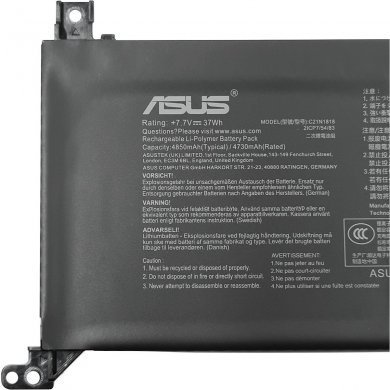 0B200-03280700 Bateria original Asus C21N1818 C21PpC5 7.7V 37Wh 4850mAh