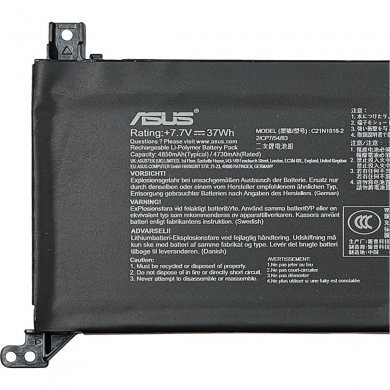0B200-03910000 Bateria original Asus C21N1818-2 C21PpOH 7.7V 37Wh 4850mAh