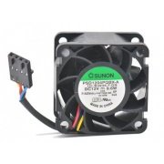 DELL Fan Cooler para PowerEdge R210 12V 9.6W 0.8A 4 fios - Dimensões: 40x40x28mm