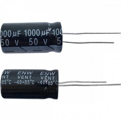 1000UF-50V-85-ENW-VENT kit 20x capacitor eletrolitico 1000uf 50V 13x24mm