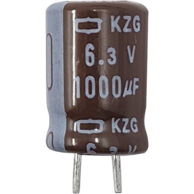 1000X6.3NCC-KZG 10x Capacitor Eletrolitico 1000uf 6.3v 8x12mm NCC KZG