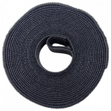 Velcro dupla face 20mm x 3 metros preto