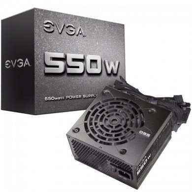 100-N1-0550-L0 EVGA Fonte 550W Reais ATX PFC Ativo