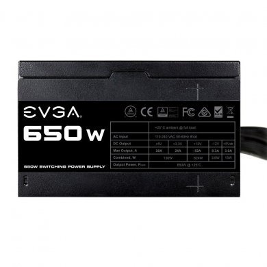 Fonte EVGA 650W PFC Ativo