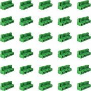 30x borne fêmea 8 vias passo 5.08mm verde 