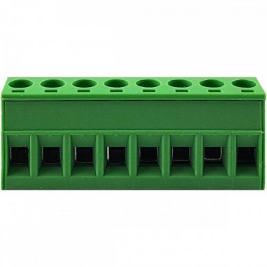 30x borne fêmea 8 vias passo 5.08mm verde