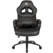 DT3 Sports Cadeira Gaming Series GTS Black/O Preto com costura Laranja, suporta até 120 kg