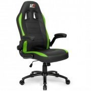 DT3 Sports Cadeira Gamer GTI Series Verde Suporta até 120kg Rotação de Giro 360 Graus