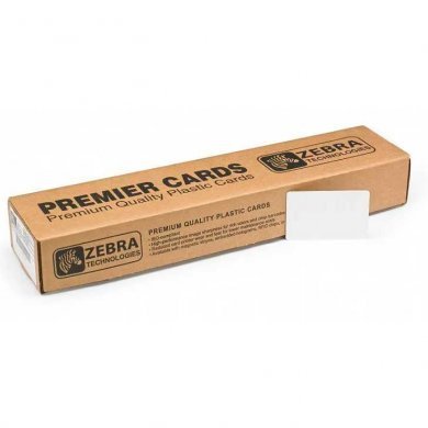 Zebra Cartões Branco PVC 500und