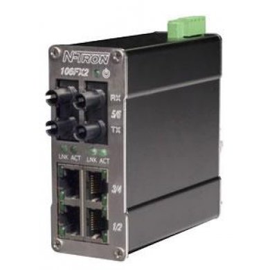106FX2-ST N-TRON Multimode SC Style Ethernet Switch 2KM