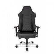 AKRacing Cadeira Onyx Deluxe Preta reclinável até 180 graus, suporta até 150kg