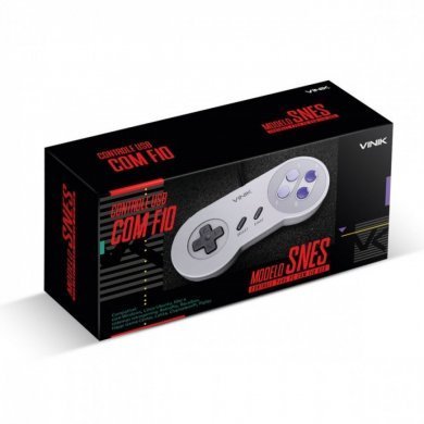 107482 Vinik Controle Super Nintendo USB para PC ou Mac