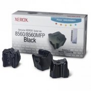 Bastão de Cera Xerox preto Phaser 8560 Compatibilidade 8560 / Rendimento Aprox. 3.900 páginas / Cor Preto / Kit com 3 bastões