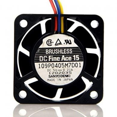 109P0405M7D01 Sanyo Denki San Ace 40 CC DC Fan 40x40x15mm 5VDC