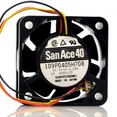 109P0405M7D01 Sanyo Denki San Ace 40 CC DC Fan 40x40x15mm 5VDC