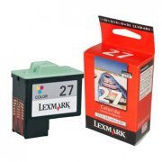Cartucho de Tinta Lexmark 27 Tricolor, Rendimento aprox. de 140 páginas, 5.5ml