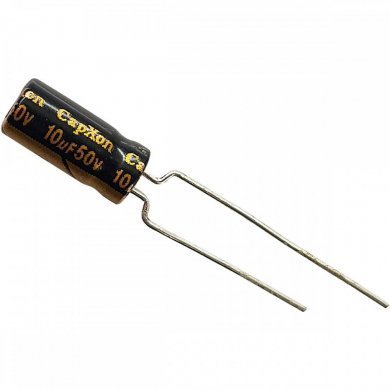 Kit 50x capacitor eletrolitico 10uf 50V