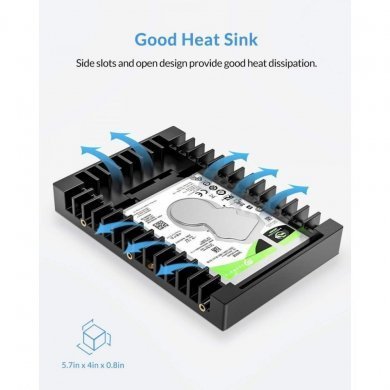 ORICO ADAPTADOR DE BAIA PARA SSD 2.5 PARA 3.5